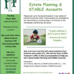 Family Forum: Estate Planning & STABLE Accounts