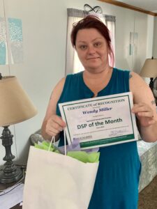 Residential DSP Wendy Miller from Brighter Horizons is DSP of the Month for June. 