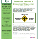 Family Forum - Transition Services & Employment Navigation