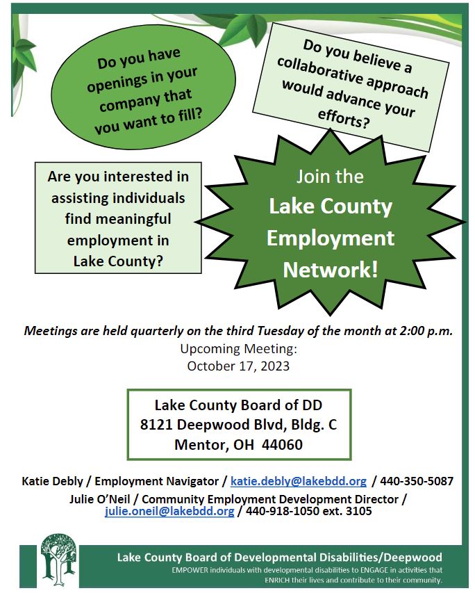 Lake County Employment Network Meeting