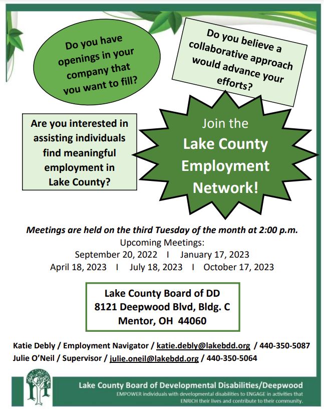 Lake County Employment Network Meeting