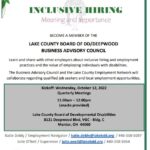 Business Advisory Council: Inclusive Hiring Meeting- Meaning & Importance