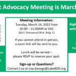 Lake County Advocacy Meeting
