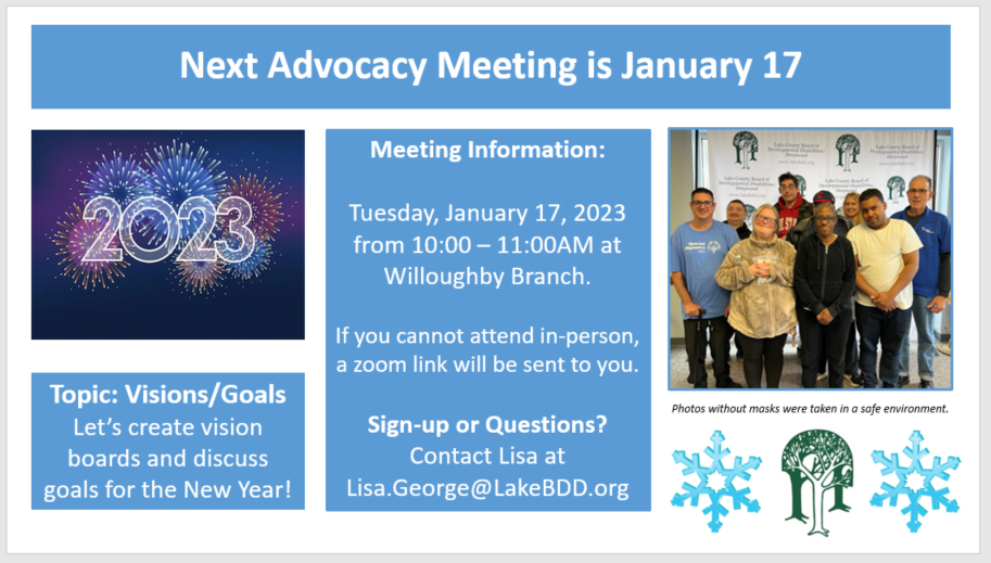 Lake County Advocacy Meeting