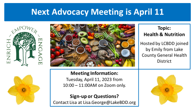 Lake County Advocacy Meeting