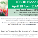 Red Cross Blood Drive at the LCBDD