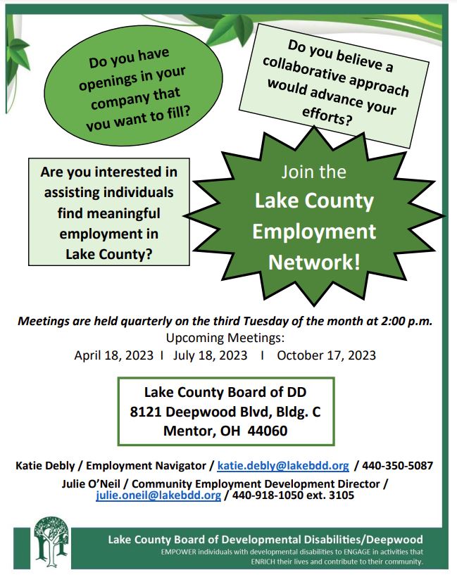 Lake Employment Network Meeting