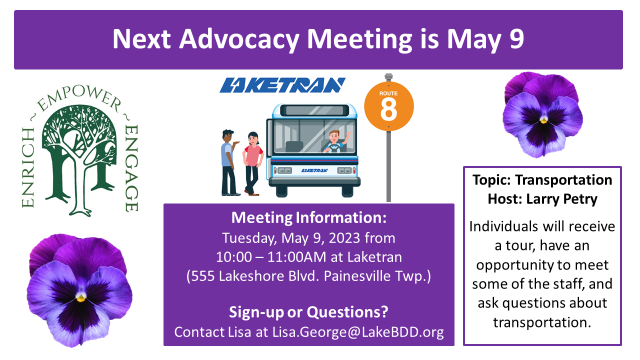 Lake County Advocacy Meeting