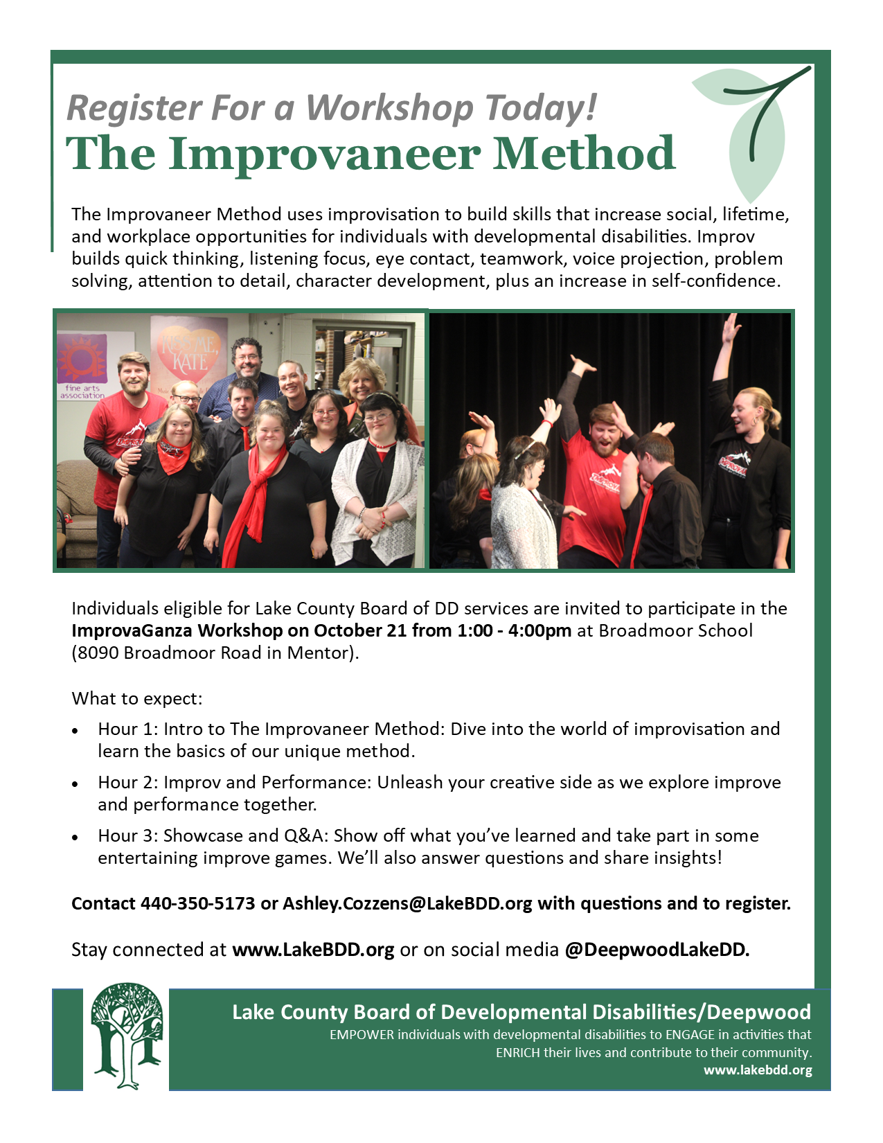 The Improvaneer Method – Workshops