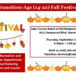 Fall Festival for Transition-Age Students