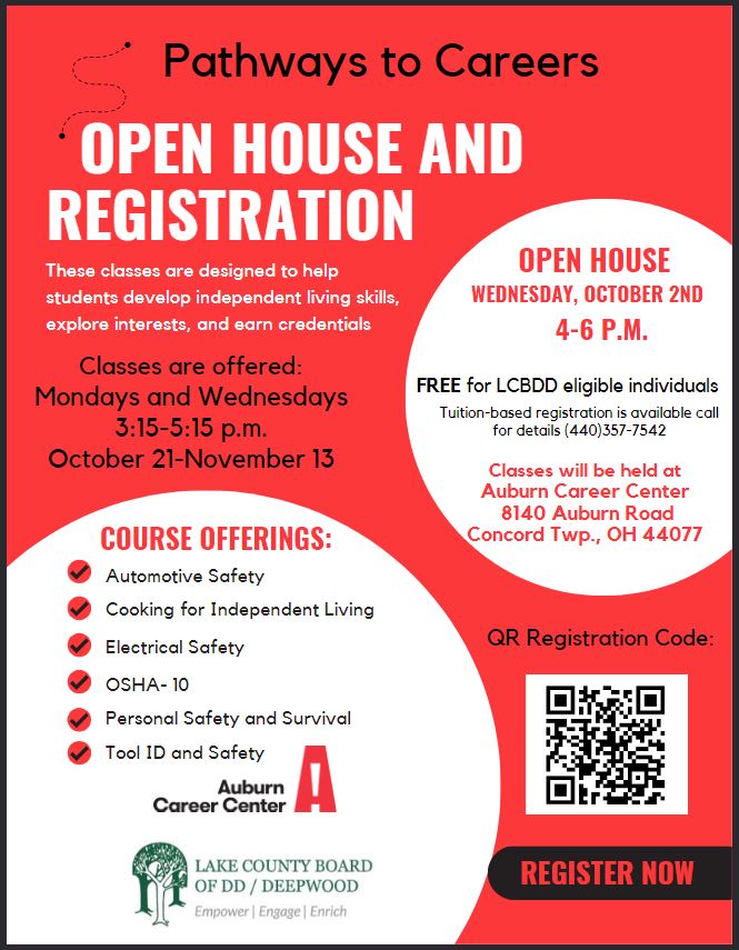 Open House & Registration For Pathways To Careers