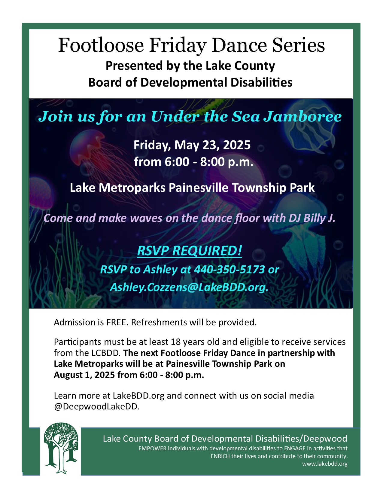 Footloose Friday Dance - Under the Sea Jamboree