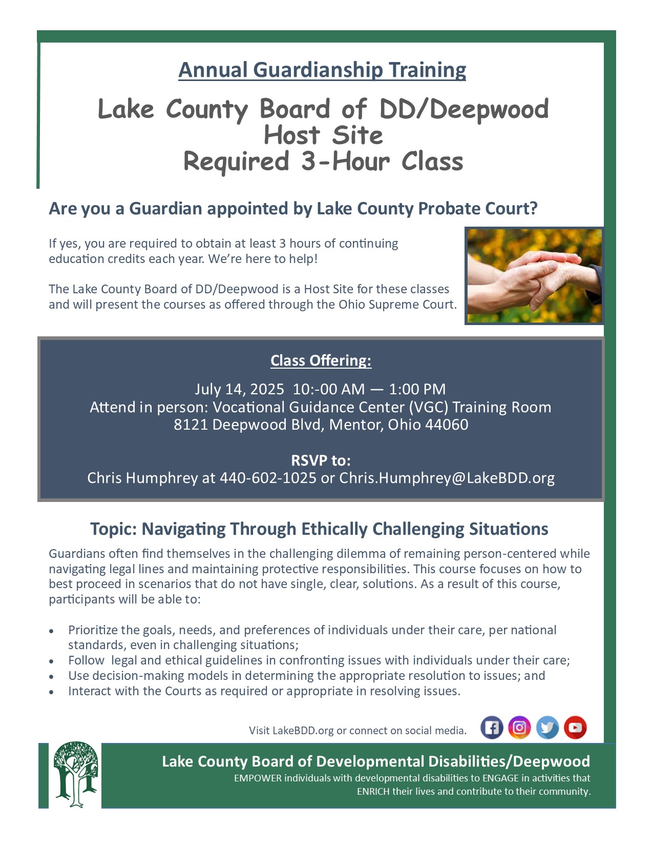 Annual Guardianship Training