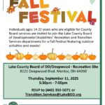 Fall Festival for Transition-Age Students