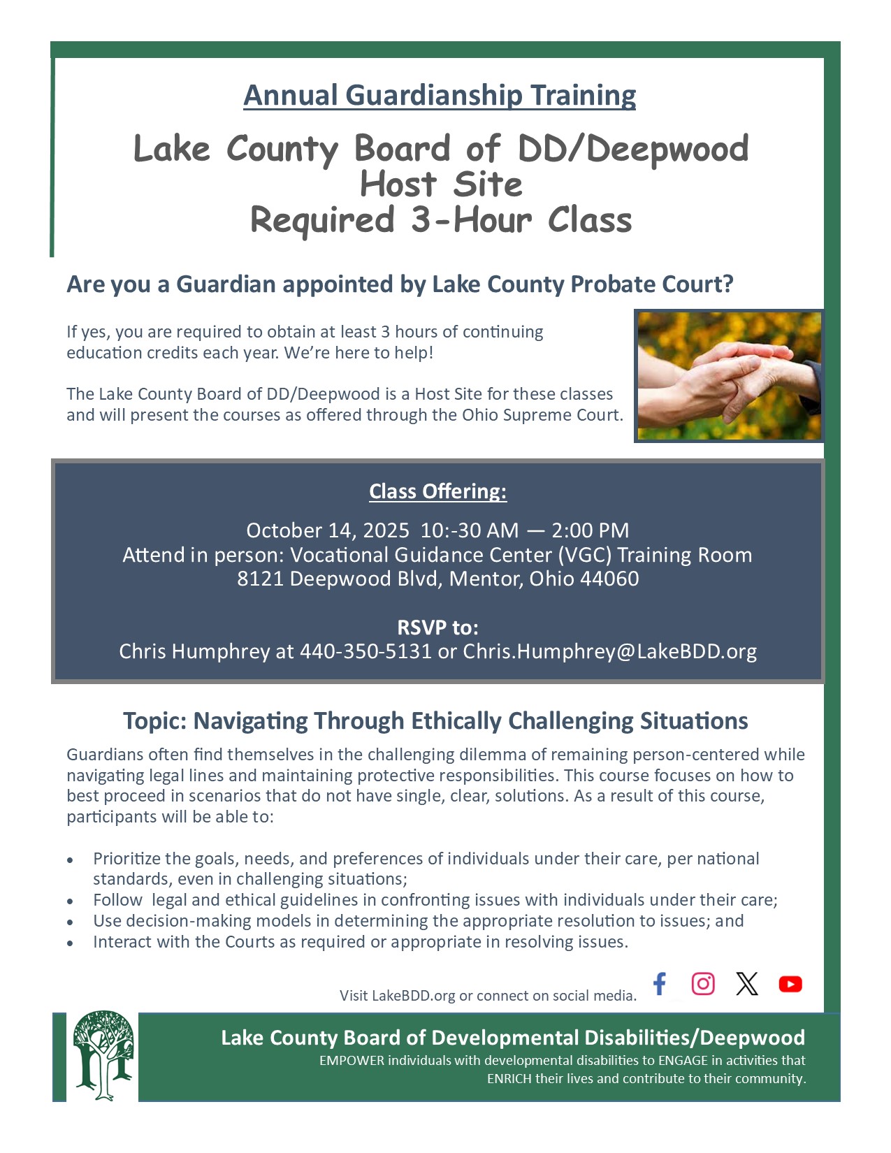 Annual Guardianship Training